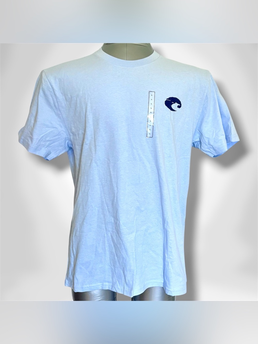 Men's Large Light Blue Costa Fishing Freedom Fireworks Graphic T-Shirt NWT